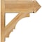 Ekena Millwork Balboa Rough Sawn Arts and Crafts Outlooker, Western Red Cedar, 8"W x 20"D x 20"H OUT08X20X20BOA03RWR - alternate 4